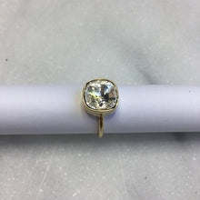 clear gem ring