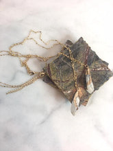 Goldie Druzy Stone on Chain Necklace