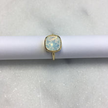 iridescent square ring