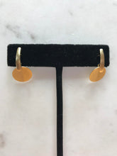 Stud Bar with Disk earrings