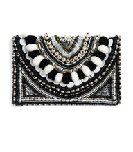 Beaded purse black