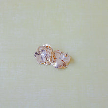 golden flower earring
