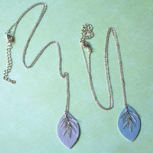 vegan leather necklace