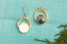 circle in a circle earrings