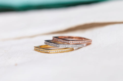 delicate stackable rings