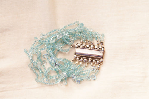 Aquamarine Multi-strand Bracelet