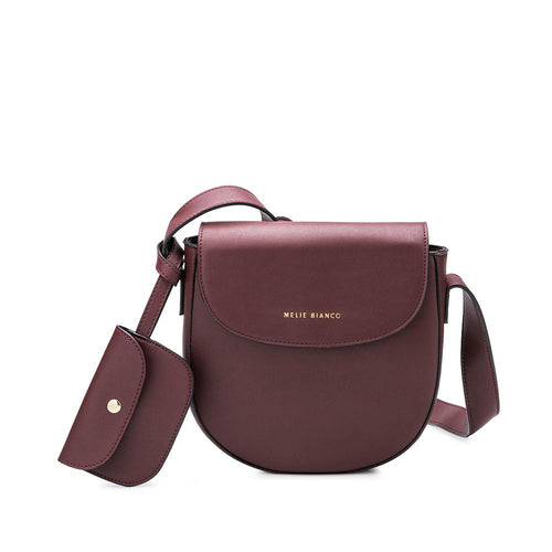 burgundy vegan bag