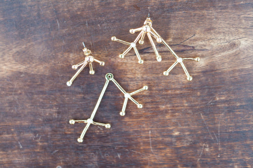 constellation statement earrings