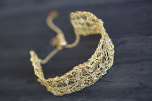 gold mesh bracelet