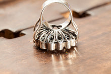 silver cz sparkle ring