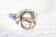 silver cocktail ring
