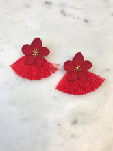 Petunia Pedal Earrings with Fringe