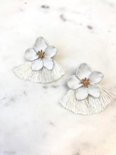 Petunia Pedal Earrings with Fringe