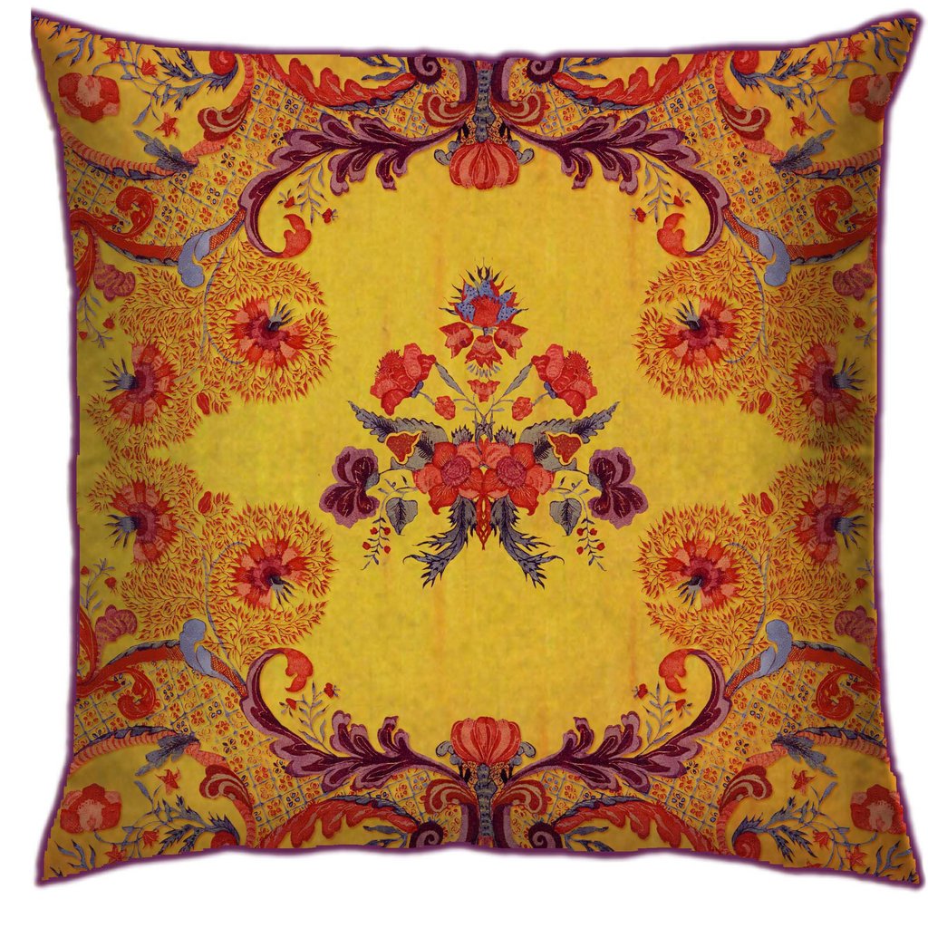 accent pillow yellow