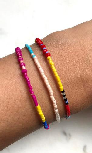 delicate beaded bracelet 