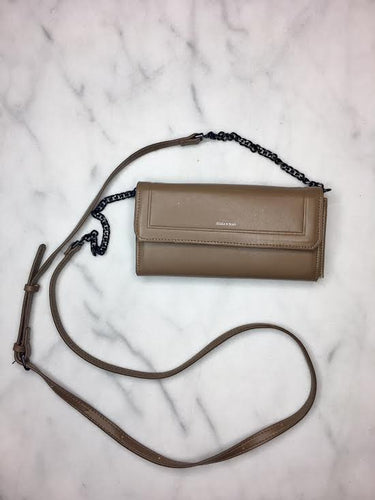 Tan wallet bag