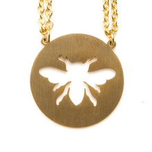 Honey bee necklace 