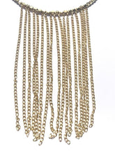 fringe choker necklace