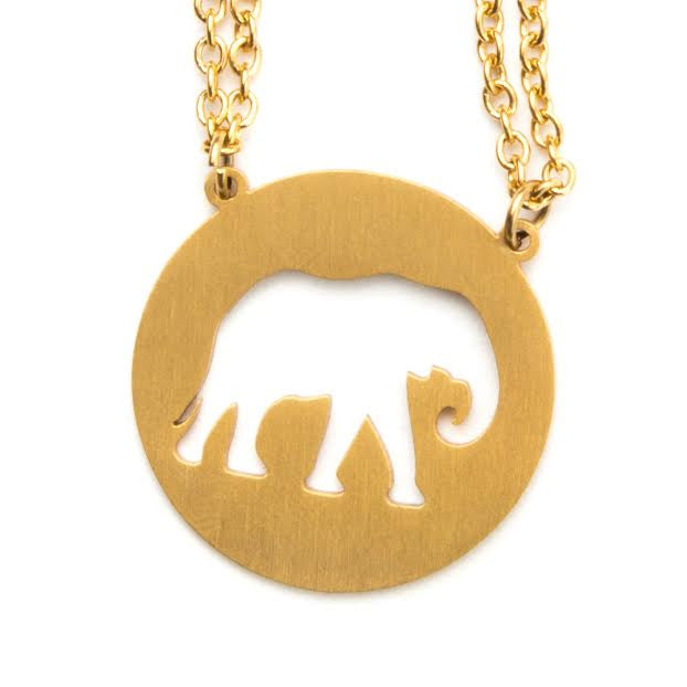 Elephant necklace 