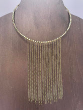fringe choker necklace