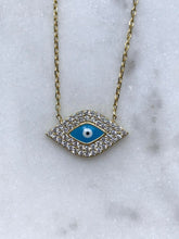 Gold Plated Evil Eye Necklace