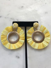 playful yellow earrings