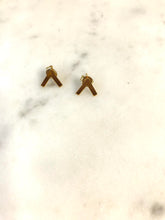 Geometric Triangle Stud Earrings