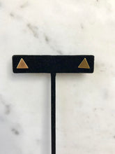 Geometric Triangle Stud Earrings