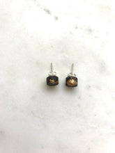 Concrete Fractured Earrings - Small