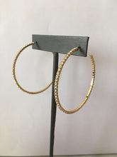 crystal hoop earrings