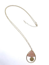 beaded drop pendant