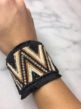 beaded chevron bracelet