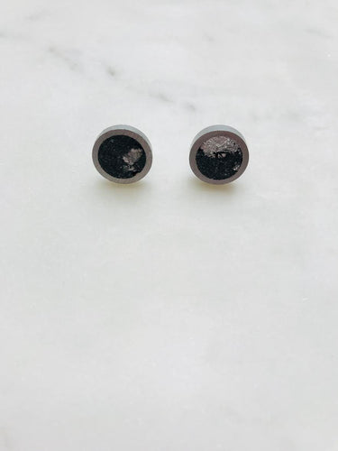 Concrete Aluminum Earrings -Medium