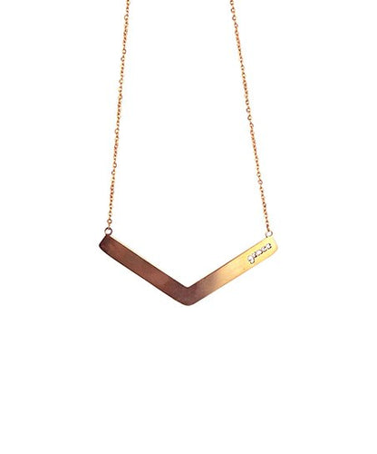 Grace bar necklace 